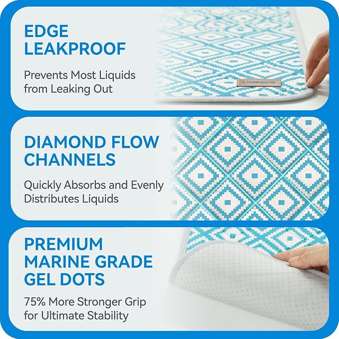 Washable Pee Pads for Dogs , 2 Pack Ultra-Absorbent Reusable Puppy Pads with Waterproof & Non-Slip Backing, Leak-Proof Protection for Dog Training , Crates , Whelping & Playpens ( 18"x24" )