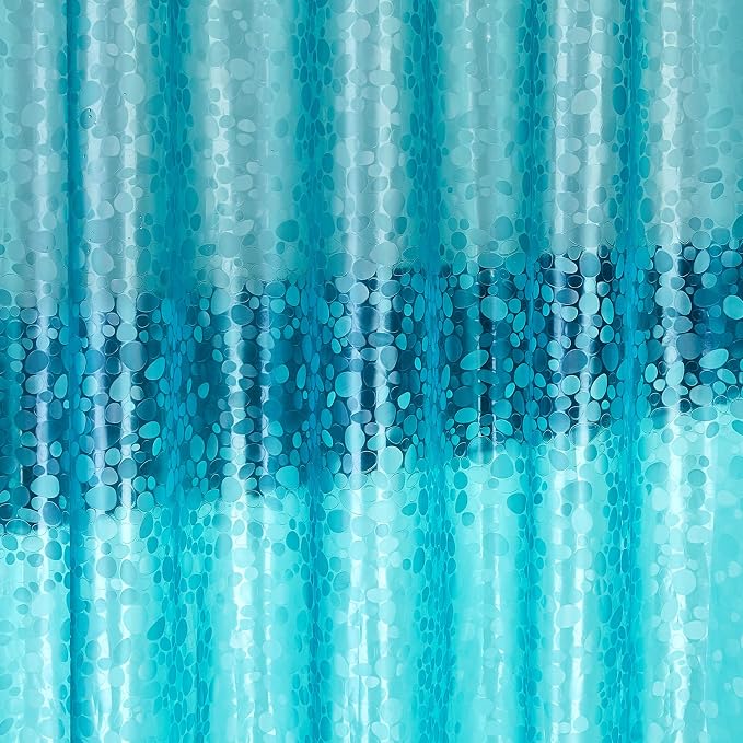 Bostofy Shower Curtain Liner,Waterproof Heavyweight 8g EVA Shower Liner with 3 Magnets and 12 Rustproof Metal Grommets, 72" W x 84" L