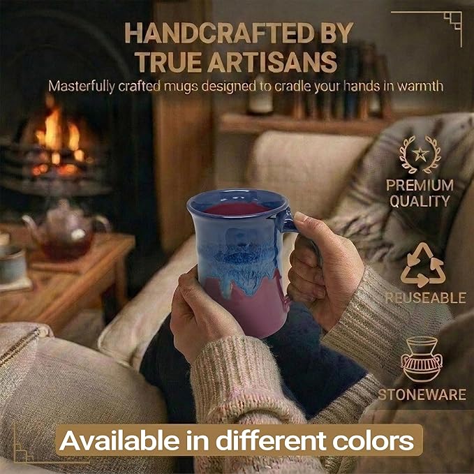 Clay in Motion Large Mug (Purple Passion)