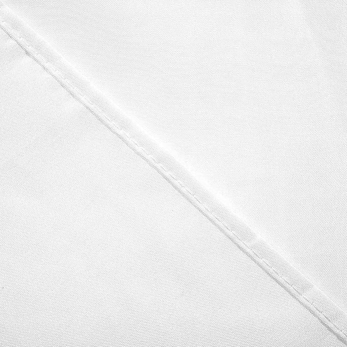 River Dream Fabric Snap-in Shower Curtain Liner Replacement: Removable to Attach, White, 70x54