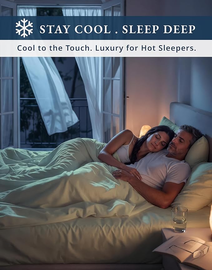 LANE LINEN 100% Egyptian Cotton Bed Sheets sábanas Twin Extra Long - 1000 Thread Count, Soft & Comfy Luxury Hotel Like Thick Bedding Sheets & Pillowcase Set, Machine Wash Naturally Cooling-Mineral