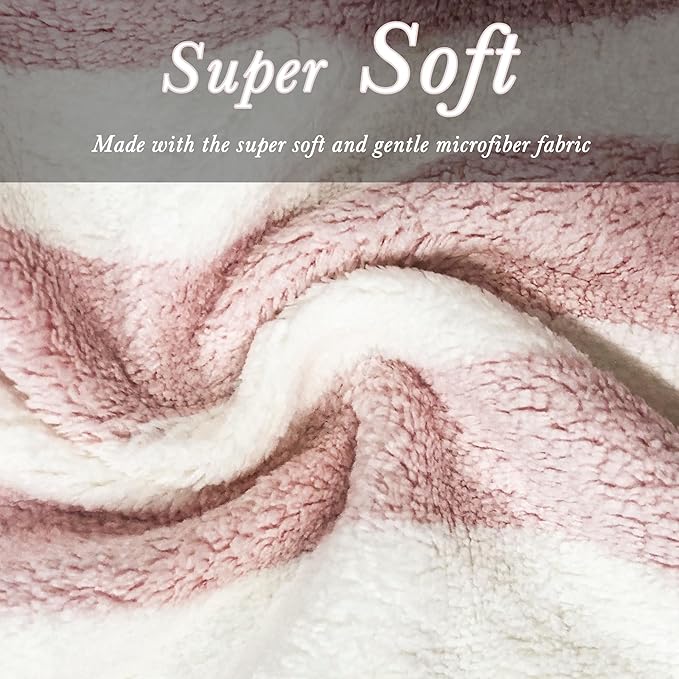 Chloven Large Microfiber Hair Towel Wrap for Women - Anti Frizz Hair Turbans, Super Absorbent & Lightweight, Ideal for Curly Long Hair with Elastic Strap