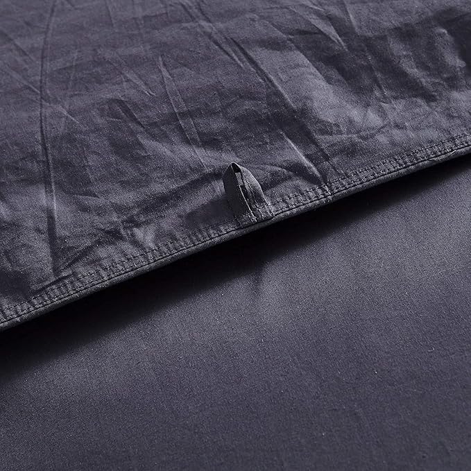 Luxurious Twin/Twin XL Goose Down Comforter, UNIQUE Gray Solid, 600 Thread Count, 100% Egyptian Cotton Cover, 65 Oz Fill Weight, 750 Fill Power