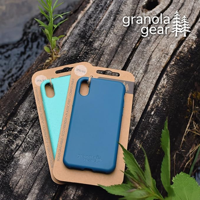 Eco by GranolaGear - Eco-Friendly Phone Case for iPhone XR - Biodegradable, Compostable, Plastic-Free, Made from Plants - Pink Sands