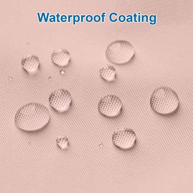 Amazer Blush Pink Shower Liner Cloth Waterproof, Soft Blush Pink Shower Curtain Liner Fabric with Weighted Stones, Washable Shower Curtain and Liner 2-in-1, 12 Grommet Holes, 72 x 72 Inches