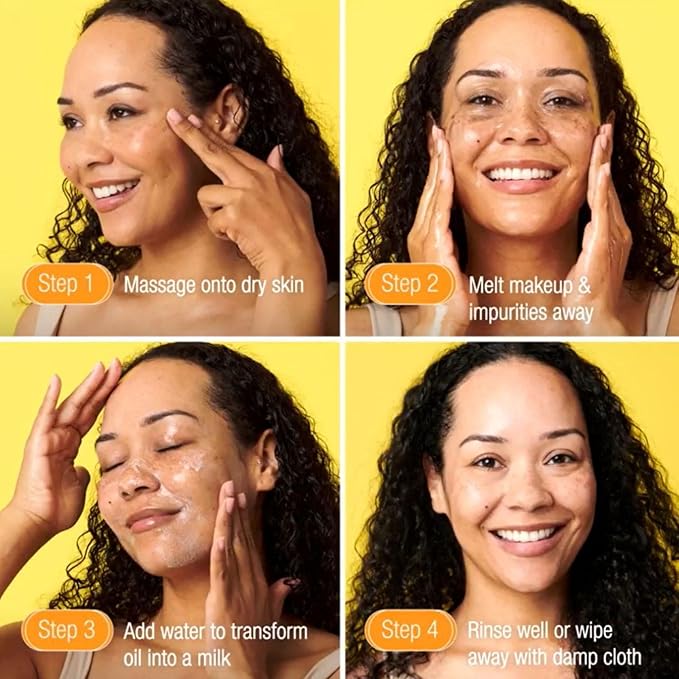 Super Facialist Face Cleanser Oil – Facial Wash & Waterproof Makeup Remover with Vitamin C, Gentle Cleansing Oil for Women, Suitable for All Skin Types 6.8 oz