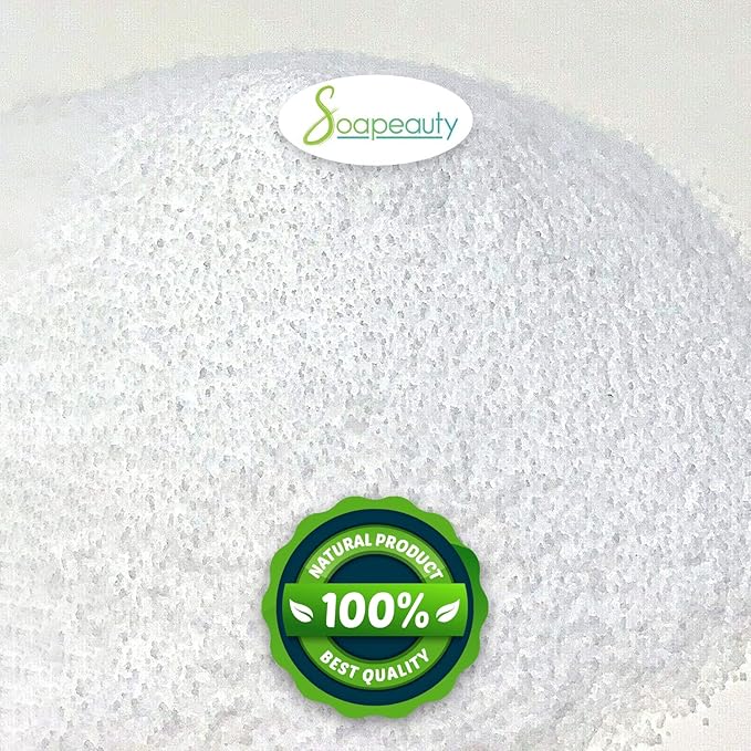 Soapeauty Dendritic Salt | Premium Fine Grain Bath and Body Salt for Scrubs, Exfoliants, and Milk Baths | High Absorption for Fragrance Oils and Essential Oils | 3 lb