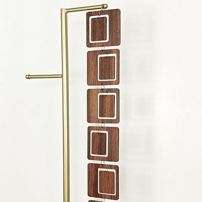 20PCS Retro Mid Century Modern Wall Art MCM Decor for Living Room Bedroom Kitchen Study, Walnut Wood Texture 16.5"x51.3"