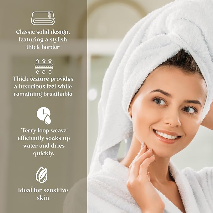 Superior 100% Organic Cotton 12-Piece Towel Set, Includes 4 Bath Towel, 4 Hand Towel, 4 Face Towel/Washcloth, Daily Use, Bathroom, Guest Bath, Absorbent, Home Essentials, Oregon Collection, Gold