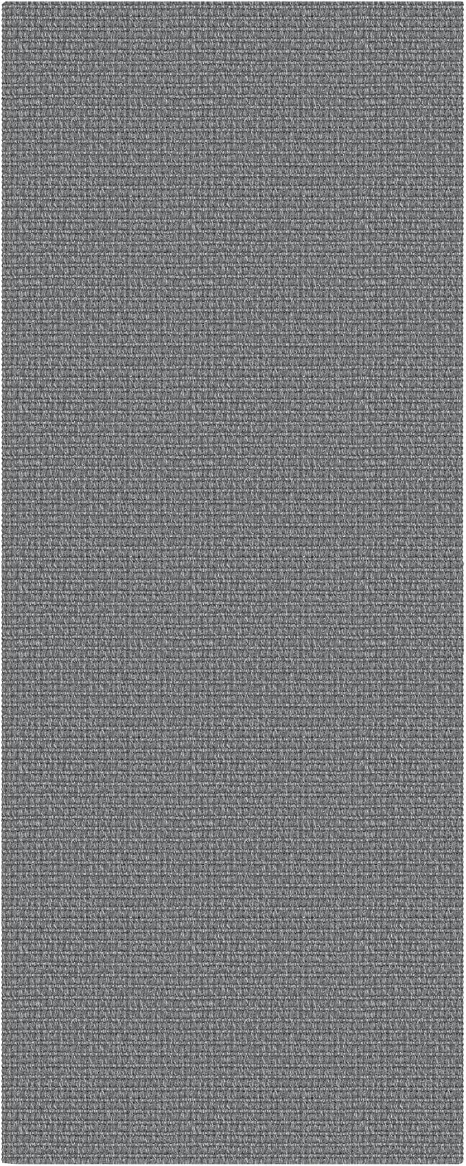 EARTHALL Washable Runner Rug 2x5 Ft Non Slip Runners for Hallways Cotton Rubber Backed Kitchen Runner Braided Indoor Floor Carpet Runners for Entryway, Hallway, Kitchen, Bedroom, Charcoal Gray