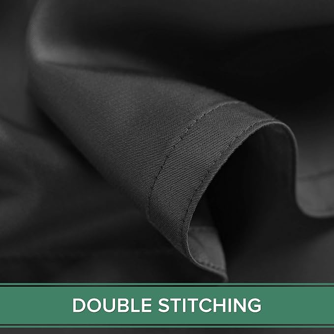Pure Bamboo King Sheets, Genuine 100% Organic Viscose Derived from Bamboo Bed Sheet Set, Luxuriously Soft & Cooling, Double Stitching, 2 Year Quality Promise (King, Black)
