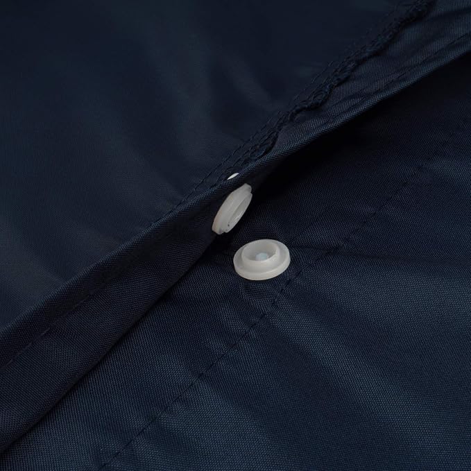 Barossa Design Fabric Snap-in Liner 70" W x 54" H - Hotel Style Removable Replacement Inner Liner, Machine Washable & Water Repellent - Navy, 70x54