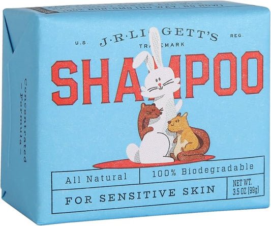 J.R.LIGGETT'S Small Animal Shampoo Bar, Natural Cleansing Bar for Rabbits, Guinea Pigs, Ferrets, and Small Pets, Gentle Hypoallergenic Formula, Detergent-Free, 3.5 oz