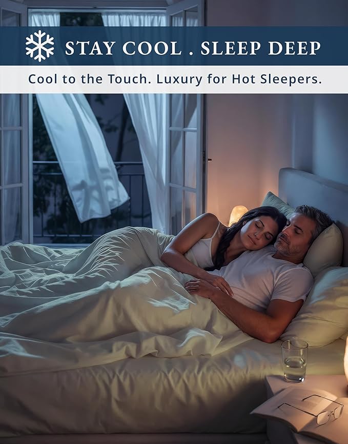 LANE LINEN 100% Egyptian Cotton Bed Sheets Twin Size - 1000 Thread Count, 15" Extra Deep Pocket Twin Sheets, Naturally Temperature Regulating Cooling NO Pill Fade Resistant Cotton Sheets Twin -Linen