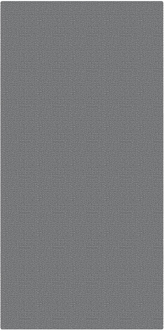 EARTHALL Washable Runner Rug 3x6 Ft Non Slip Runners for Hallways Wide Cotton Rubber Backed Kitchen Runner Braided Indoor Floor Carpet Runners for Entryway, Hallway, Kitchen, Bedroom, Charcoal Gray