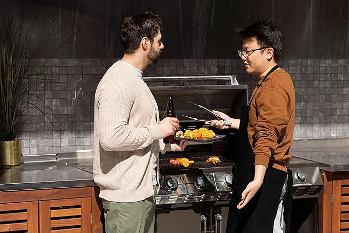 Chefs Aprons | Cooking Baking Grilling for Home Restaurant | Premium Kitchen Aprons with Double Pocket for Men Women