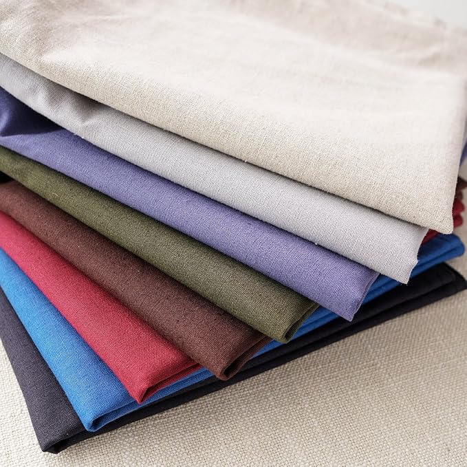 Jeanerlor SureGuard Pillowcase Cousion Cover Decor Cotton Linen with Unique Design to Embellish Study Room/House/Office, 20"x20"(50 x 50cm) Set of 2, Olive Green