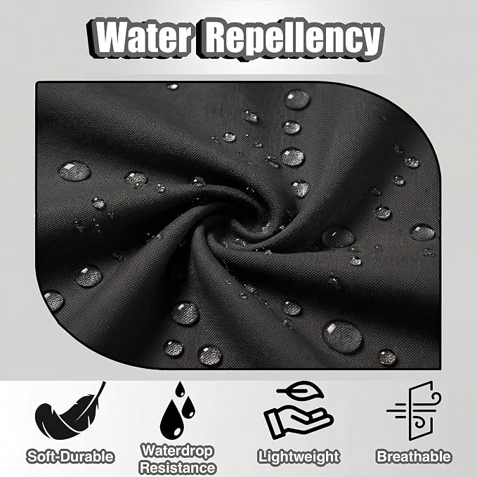 TOSHE Kitchen Apron Waterdrop Resistant Cotton Apron with adjustable Aprons for Women with Pockets 10 Color option Cooking Black Apron (Black)