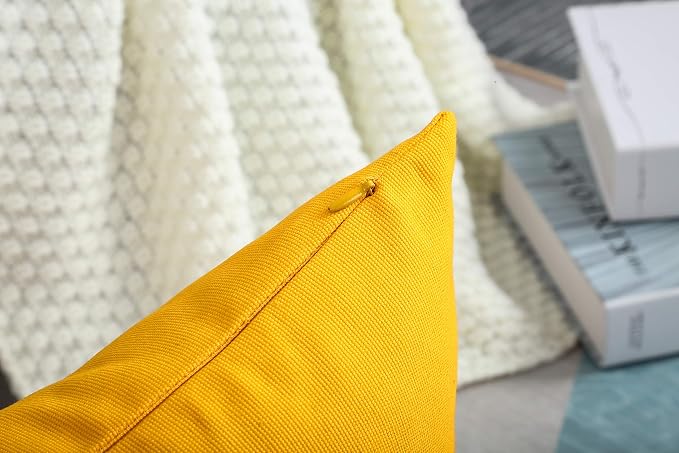 TangDepot 100% Cotton Solid Throw Pillow Cover 28x28 Gray Beige | 100% cotton, same-color zip, machine wash & air dry. For living room, bedroom, office, car. 42 colors, 443 sizes. Cover only.