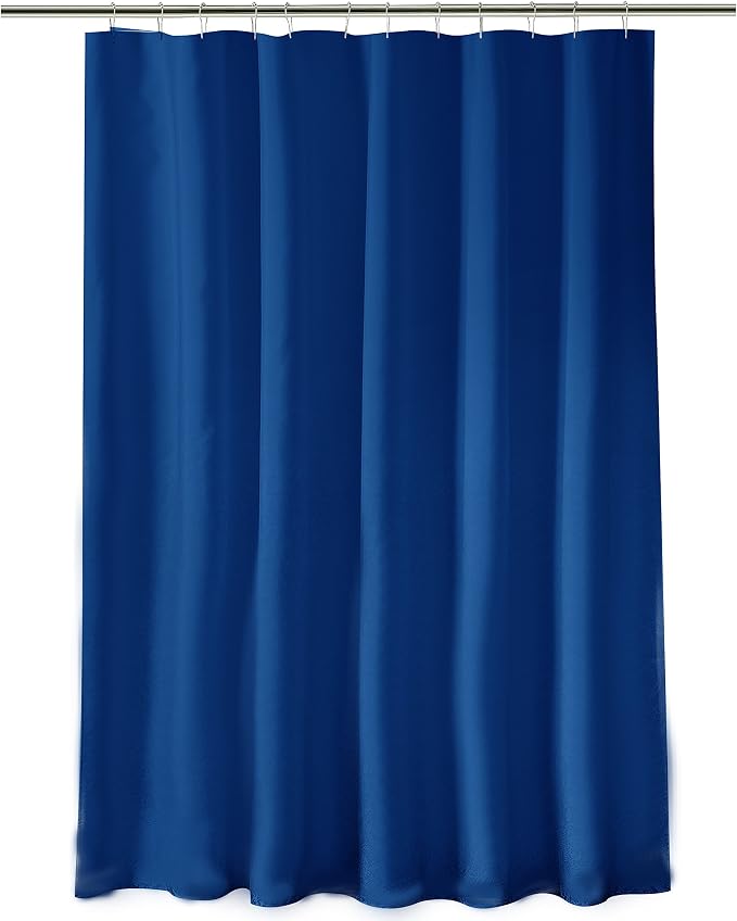 Bath Bliss PVC Heavy Weight Shower Curtain Liner | 4G | 70"x72" | Rust Resistant Copper Grommets | Magnetic Hem | White