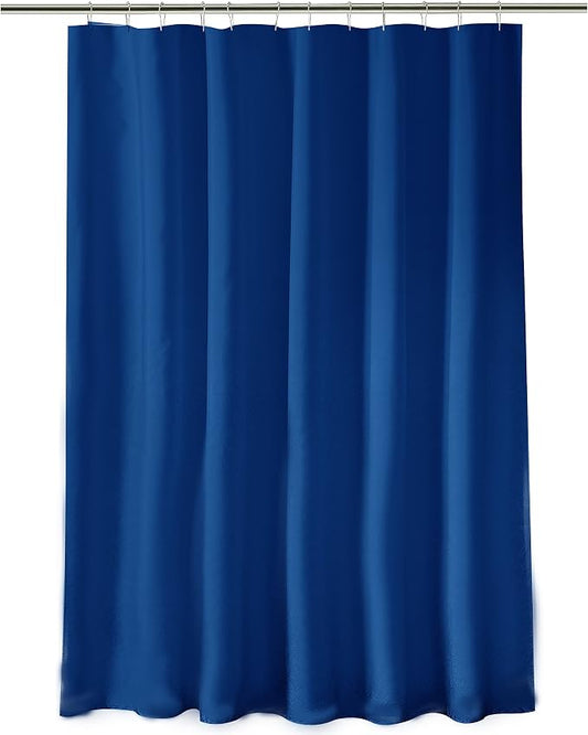 Bath Bliss PVC Heavy Weight Shower Curtain Liner | 4G | 70"x72" | Rust Resistant Copper Grommets | Magnetic Hem | White