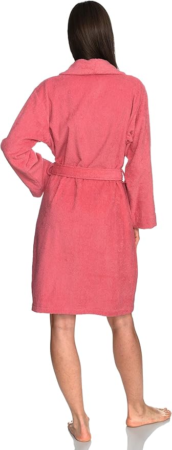 TowelSelections Women’s Robe, 100% Cotton Short Terry Shawl Bathrobe