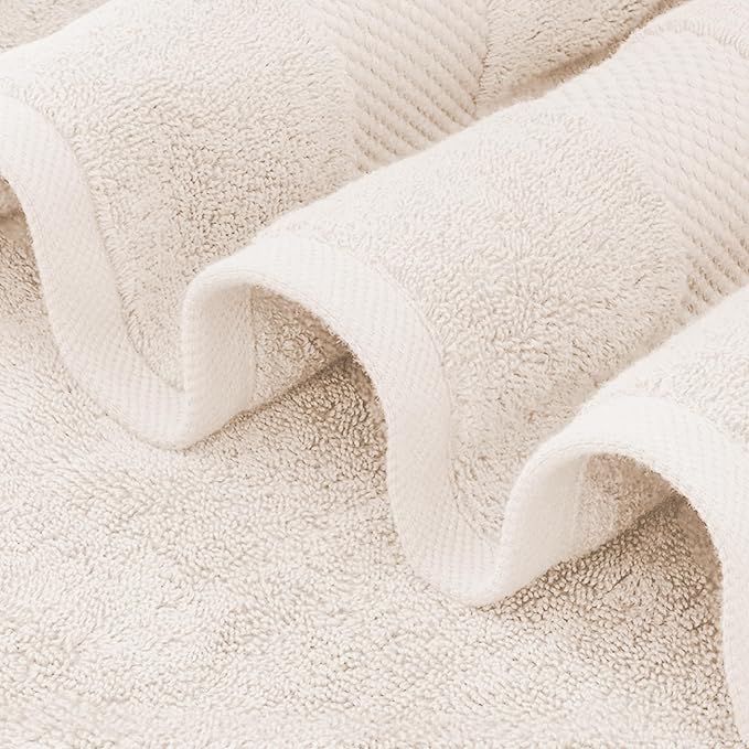 100% Organic Cotton Towels 650 GSM Plush Feather Touch Quick Dry Bath Sheet, Pack of 2 GOTS Certified, Oeko-Tex Green Certified, Organic Cotton Bath Sheet, 36"X70"