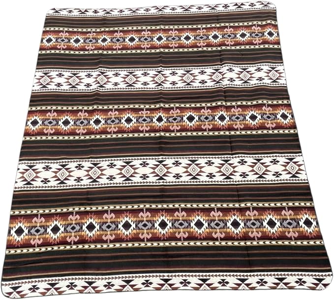 Alpaca Wool Blanket, Queen Size 94 x 78, Reversible 2 in 1, Thick and Ultra Soft, Hypoallergenic, Non-Itchy, Handmade in Ecuador. Premium Alpaca Wool (Green)