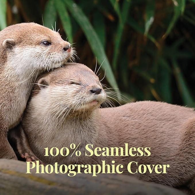 Photoreal Journal, 100% Recycled, Otters, 9.75" x 7.75", 192 Pages Lined, Perfect Bound, FSC Certified, Made in USA
