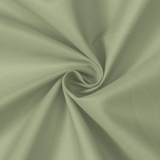 N&Y HOME Fabric Shower Curtain or Liner with Magnets Sage Green - Hotel Quality, Machine Washable, Water Repellent - Sage, 72x72