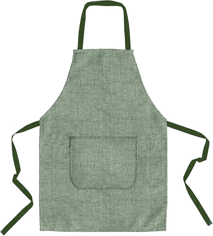 Chefs Aprons | Cooking Baking Grilling for Home Restaurant | Premium Kitchen Aprons with Double Pocket for Men Women