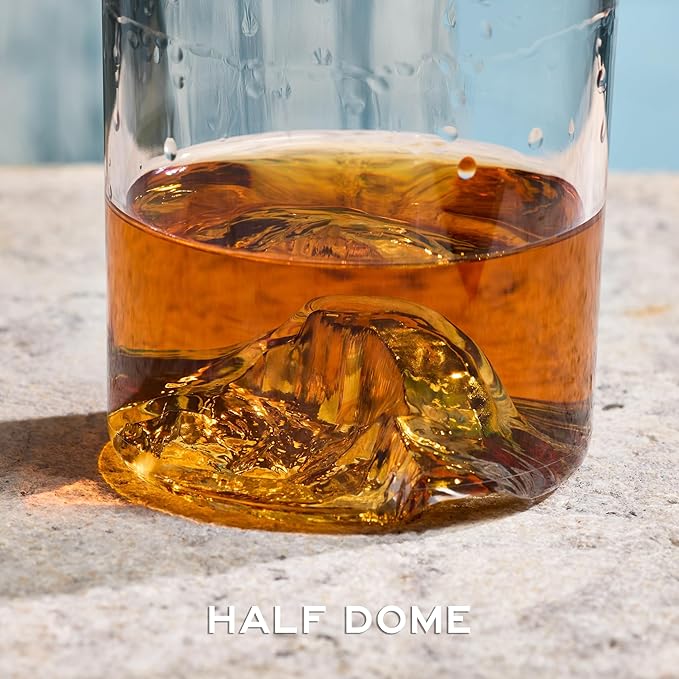 North Drinkware California Unbreakable Outdoor Cup Set of 4. Featuring Mt. Shasta, Lake Tahoe, Half Dome and Mt. Whitney — Mountain cups, Father’s Day Gifts for Men, 12-oz tumbler