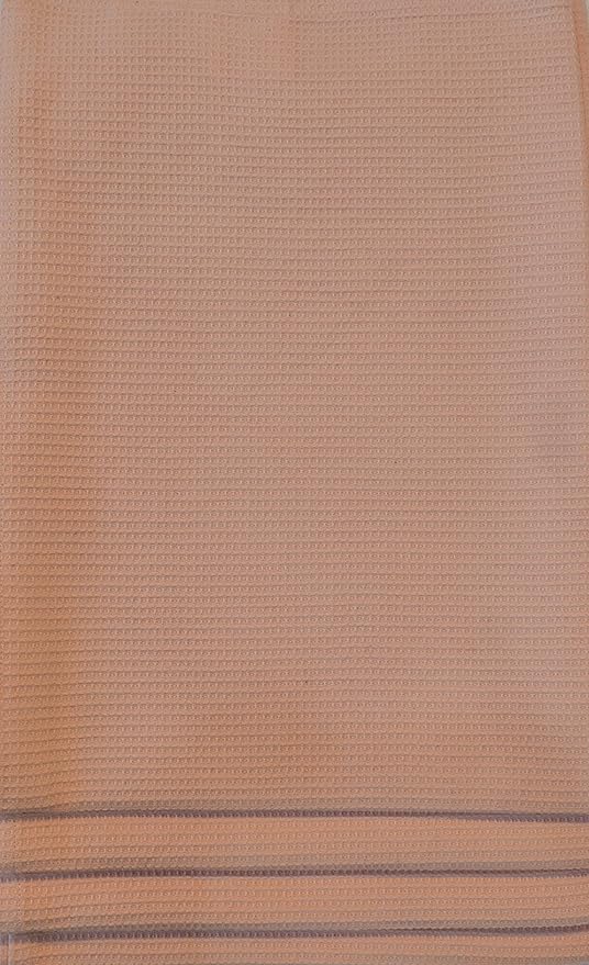 WAFFLE HAND TOWELS PACK OF 4, 20X29 INCHES, 100% NATURAL ORGANIC COTTON GOTS CERTIFIED (PEARL BLUSH) SUPER ABSORBANT & QUICK DRY, NO SOFTENERS, ENVIRONMENT FRIENDLY