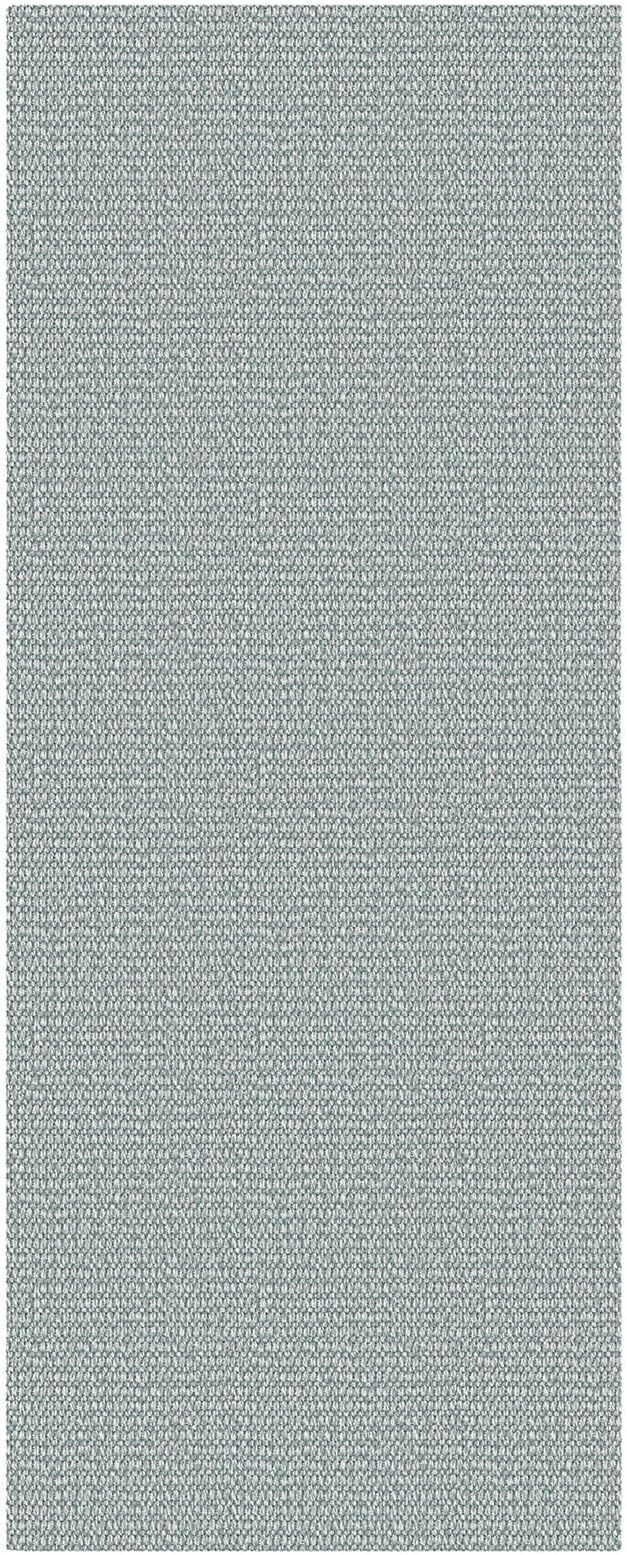 EARTHALL Washable Runner Rug 2x5 Ft Non Slip Runners for Hallways Cotton Rubber Backed Kitchen Runner Braided Indoor Floor Carpet Runners for Entryway, Hallway, Kitchen, Bedroom, Turquoise/Gray