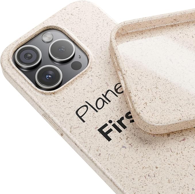 Eco-Friendly Biodegradable Phone Case - Planet First, Compatible with iPhone 16, 15, 14, & Samsung 22, 21, 20, All Versions