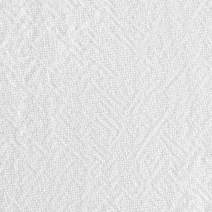 Archaeo Washed Cotton Small Window Twist Tab Cafe Curtains, 52" x 36", White