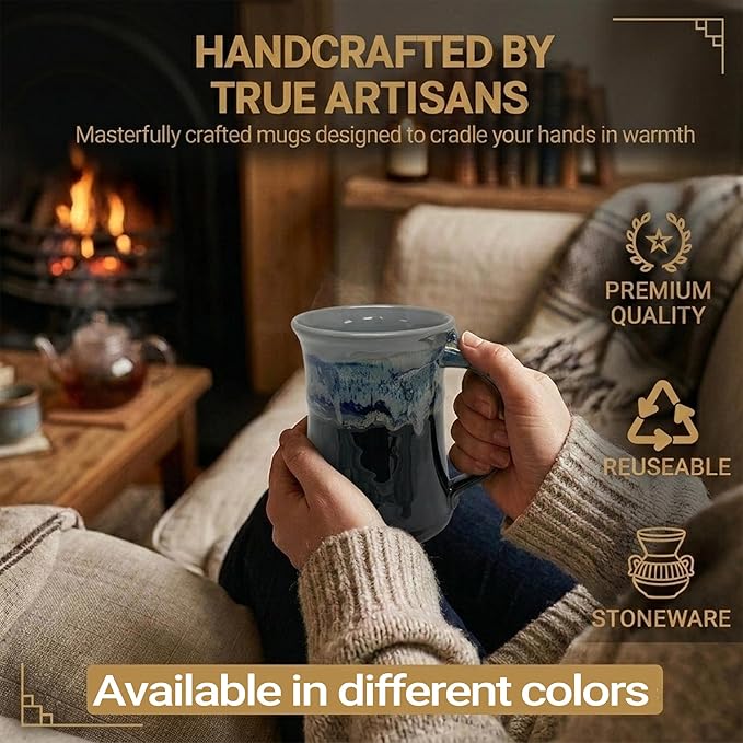 Clay in Motion Large Mug (Stormy Night)