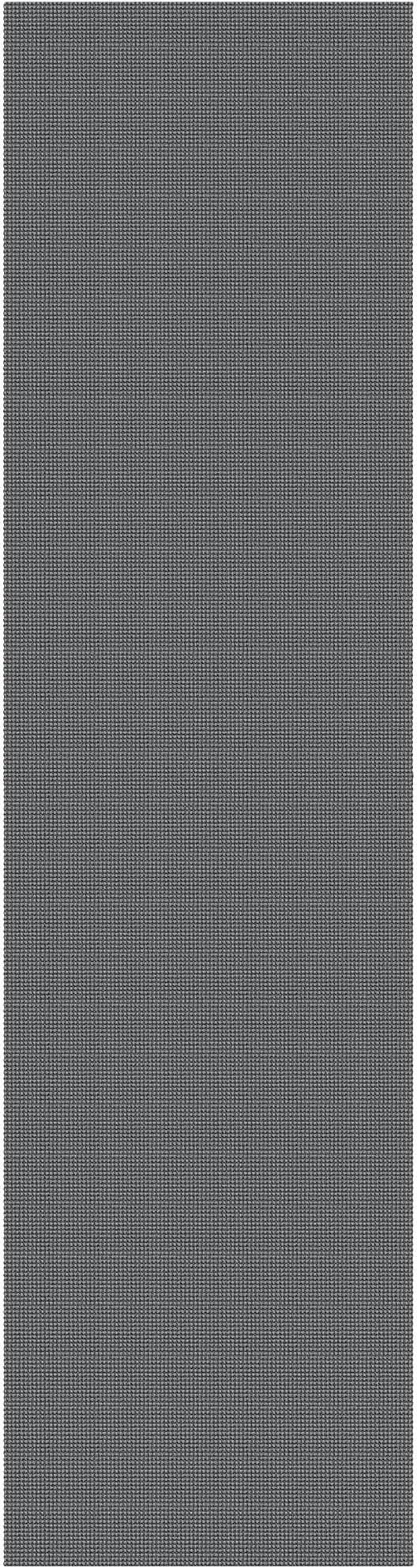 EARTHALL Woven Runner Rug 2.6x10 Ft Washable Runners for Hallways Long Non Slip Rubber Backed Kitchen Runner Braided Indoor Floor Carpet Runners for Entryway, Hallway, Kitchen, Dark Gray