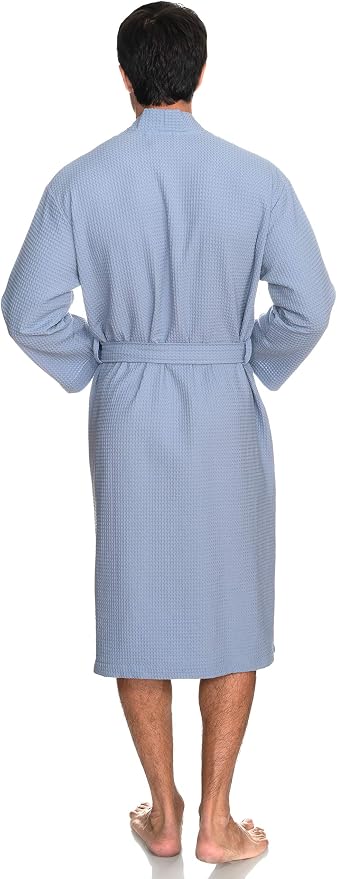 TowelSelections Mens Robe Waffle Spa Bathrobe Soft Shower Bath Robe for Men