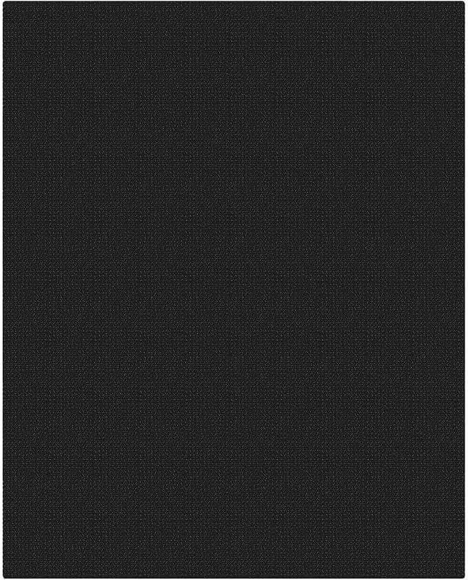 EARTHALL Woven Area Rug 4x5 Ft Washable Rugs for Entryway Non Slip Braided Throw Rugs Bedroom Carpet Cotton Entry Rug Cotton Floor Carpets for Bedroom Dining Room Living Room, Black/Grey