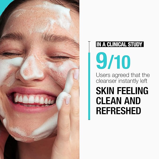 Neutrogena Ultra Gentle Cream to Foaming Face Wash for Sensitive Skin, Fragrance-Free Gentle Facial Cleanser, Hypoallergenic Skin Care, Non-Comedogenic Makeup Remover, 8.5 oz