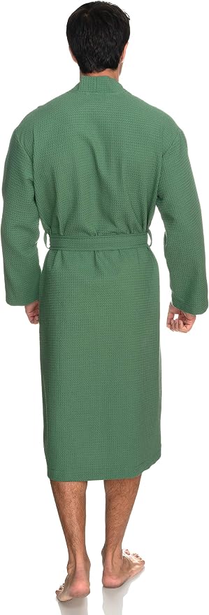 TowelSelections Mens Robe Waffle Spa Bathrobe Soft Shower Bath Robe for Men