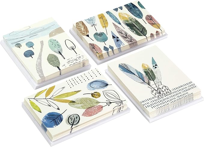 Hallmark Blank Cards Assortment, Nature Prints (48 Cards with Envelopes)