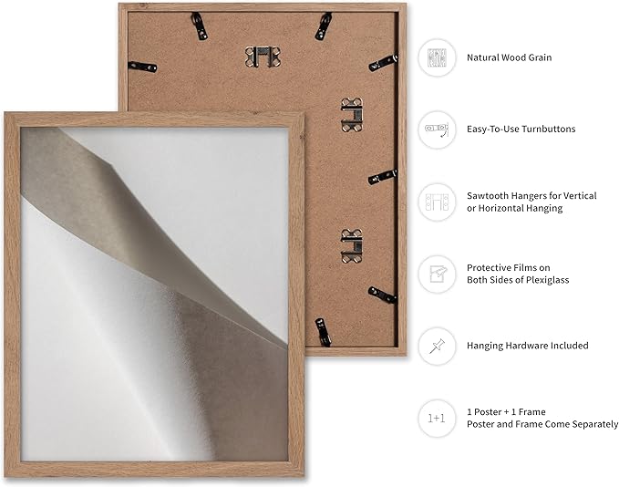Monem Art Minimalist Folded Paper Abstract Print - Scandinavian Neutral Texture Art Poster - Wall Decor for Living Room, Bedroom or Office - 12x16 Beige Framed Wall Art by Mareike Bohmer