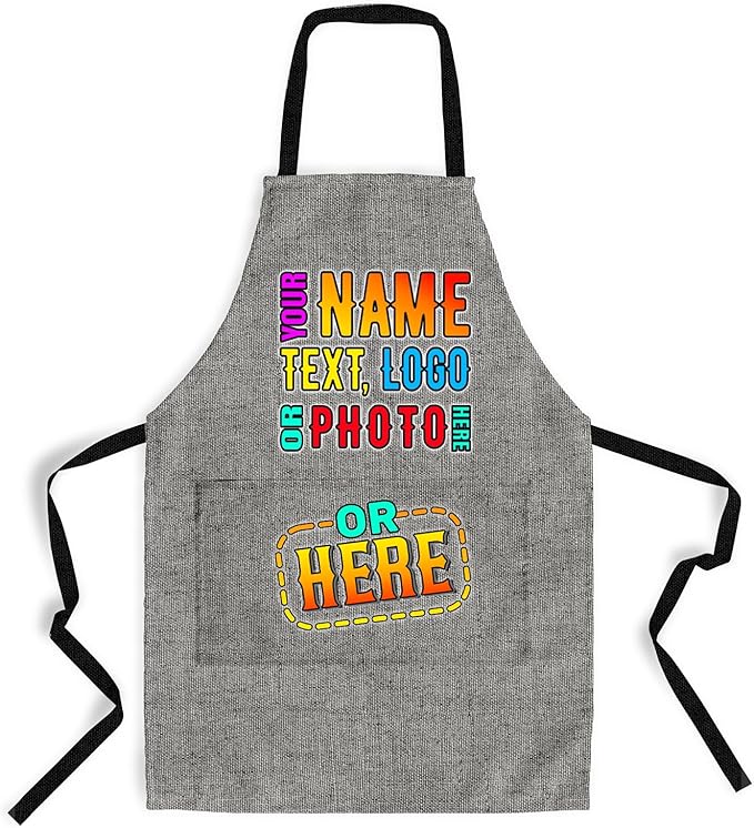 Chefs Aprons | Cooking Baking Grilling for Home Restaurant | Premium Kitchen Aprons with Double Pocket for Men Women
