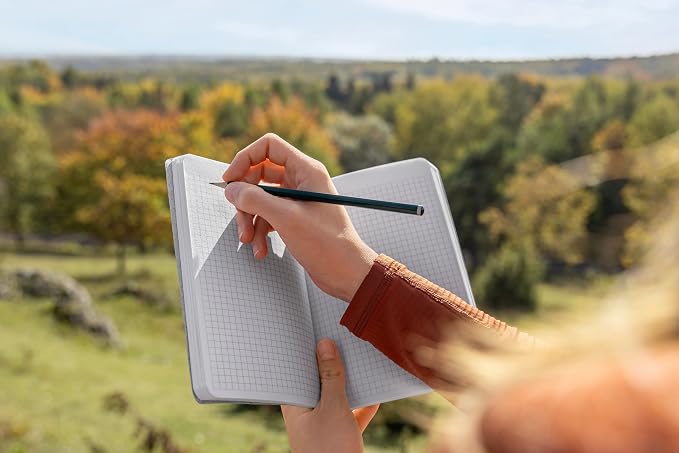 Sigel RU202 Re-Up Notebook - Squared - Approx. A5 - Red - Soft Cover - 100 Seiten - NCP vegan-zertifiziert