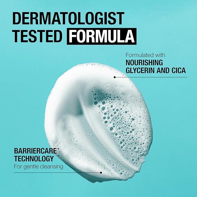 Neutrogena Ultra Gentle Cream to Foaming Face Wash for Sensitive Skin, Fragrance-Free Gentle Facial Cleanser, Hypoallergenic Skin Care, Non-Comedogenic Makeup Remover, 8.5 oz