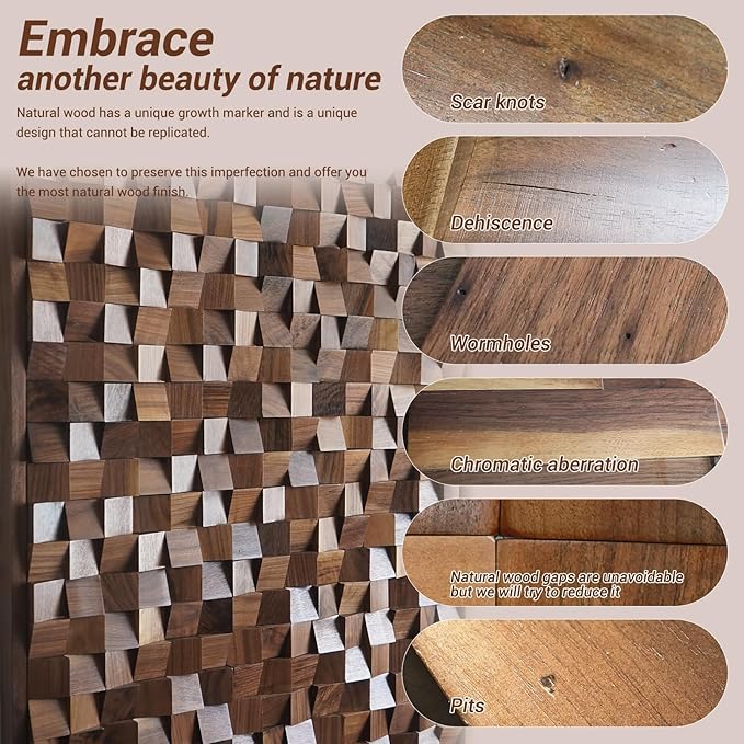 3D Art Black Walnut Solid Wood Mosaic Decorative Painting. Wall Art Decoration.It's Customizable。 It's Framed. Nice Housewarming Gift. Home Decoration, Living Room wall Decoration.
