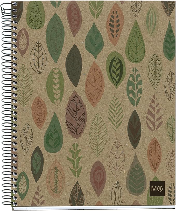 Miquelrius 2872 – Notebook 4 Recycled Cardboard ecojohas M (DIN A5, 148 x 210 mm, 120 Sheets, 80 g/m², Grid)