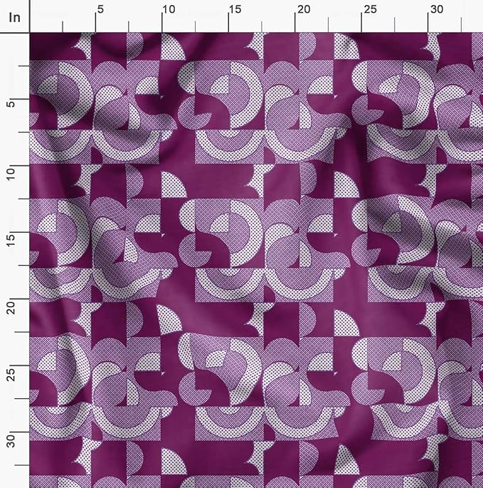 Soimoi Luxurious 58" Wide Pink - Tribal Printed, Cotton Jersey Fabric - Perfect Material for Clothing, Home Decor, Craft Projects, 1 Yard
